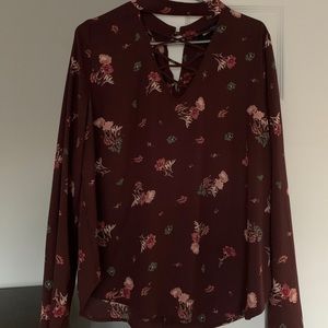 Alice Blue Floral Top